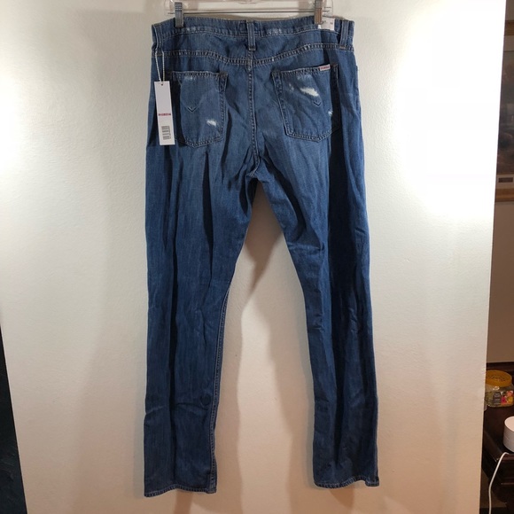 COPY - Hudson Skylar Relax Slim Straight Blue Jeans Women - Picture 6 of 9